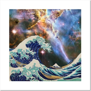 The Great Wave - Hokusai - Galaxy Posters and Art